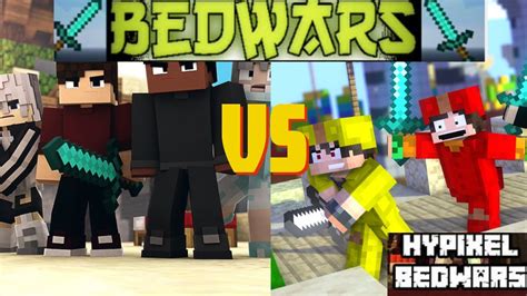 Minecraft Bedwars With Pro And Noob Creepergg