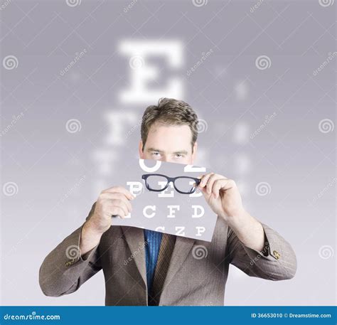 Optometrist Or Vision Doctor Holding Eye Glasses Stock Photo Image Of