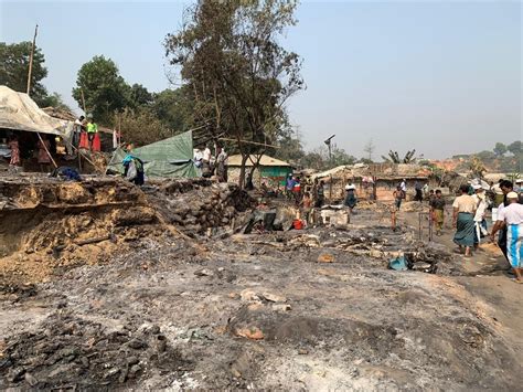 Fire Breaks Out In Rohingya Refugee Camp In Bangladesh Kimdeyir