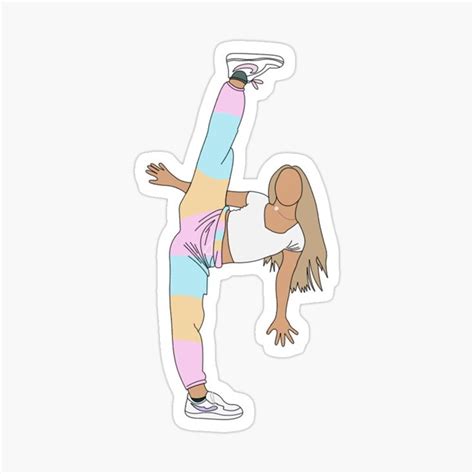 Addison Rae Drawing Sticker by AJ27 | Cartoon stickers, Cute laptop