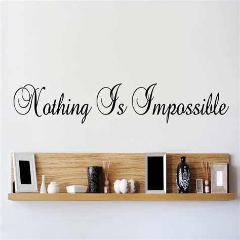 Nothing Is Impossible Gdirect Wall Stickers Ni