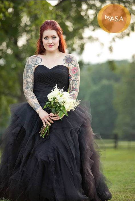 13 Black Wedding Dresses That Will Bring Out Your Inner