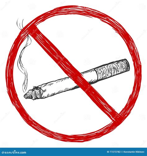 No Smoking Drawing