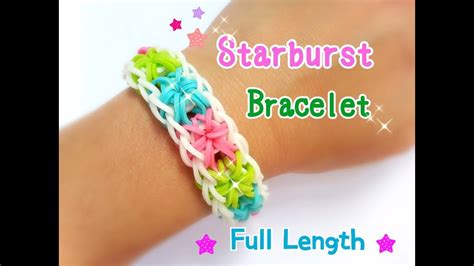 Starburst Bracelet Rainbow Loom Bracelet Tutorial（full Length）~ How To