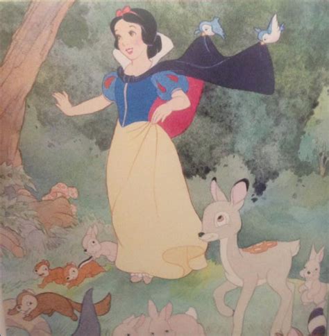 Snow White And Her Forest Animal Friends Snow White Disney Snow