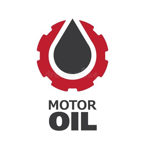 Vector Logo Illustration Of Engine Oil And Fuel Stock Illustration