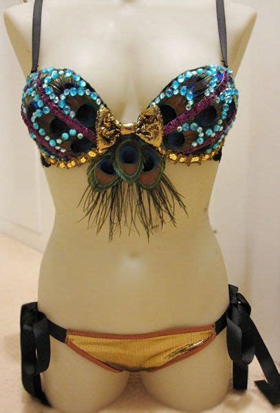 Custom Peacock Bra Top Made To Order By Lilkittyko On Etsy 9400
