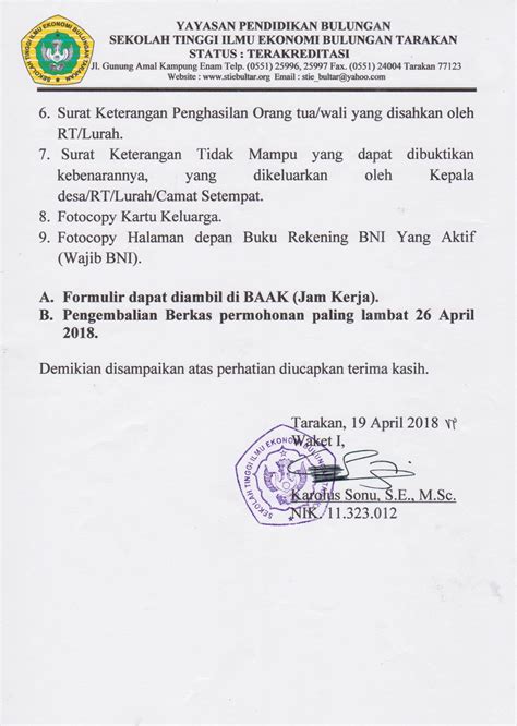 Contoh surat keterangan penghasilan orang tua untuk keperluan pendaftaran mahasiswa baru dari kepala desa berikut adalah contoh dari contoh. Contoh Surat Pernyataan Tidak Mampu Dari Orang Tua ...