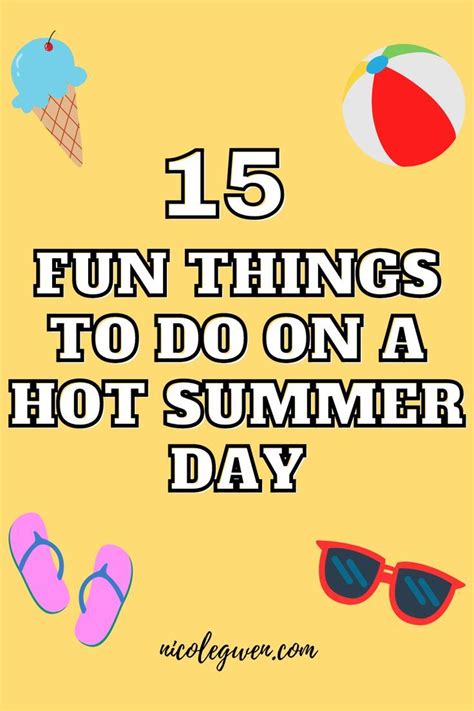 15 fun things to do on a hot day artofit