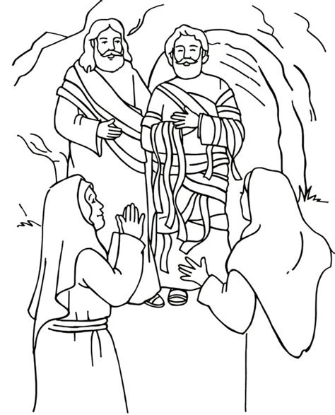 The Sick Amazingly Turn To Health In Miracles Of Jesus Coloring Page