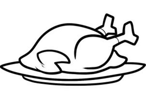 Download High Quality Chicken Clipart Black And White Cooked