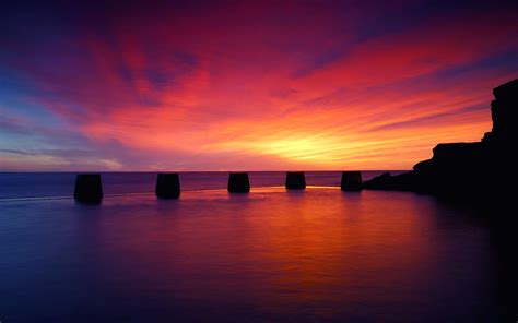 10 Best Beach Sunset Desktop Wallpapersfreecreatives