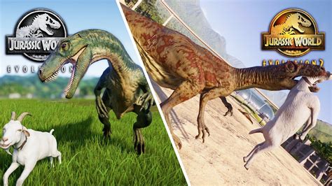 Herrerasaurus Animation Improvements Jurassic World Evolution 2 Comparison Youtube