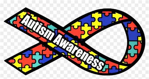 Autism Awareness Month Ribbon Free Transparent Png Clipart Images