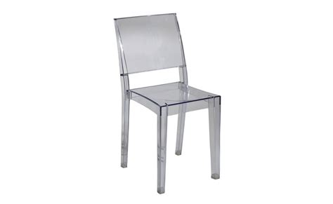 The heavy duty polycarbonate frame on our ghost chairs is commercial grade and stronger than standard acrylic. Square Ghost Chair | Staging and Decor