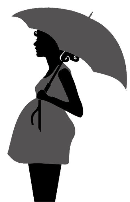 Pregnant Couple Silhouette Png Clip Art Library