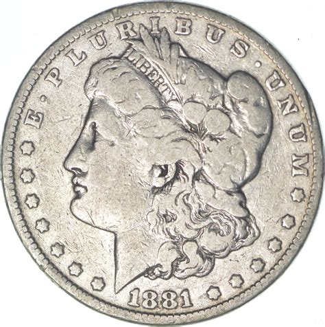 Philadelphia Minted Over 100 Years Old 1881 Morgan Silver Dollar