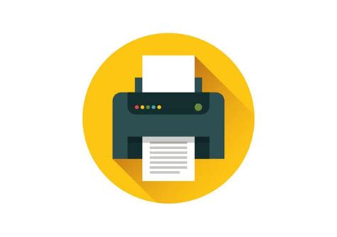 Flat Printer Icon Printer Logo Printer Icon