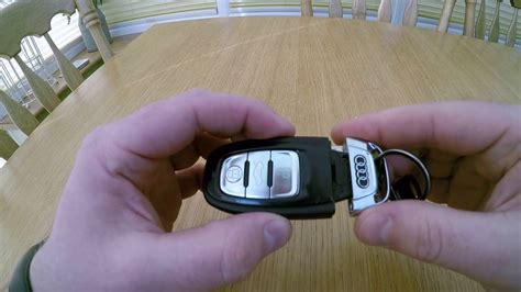 It's easy to change your audi key battery. How to change battery in Audi Advanced Key remote (keyless ...
