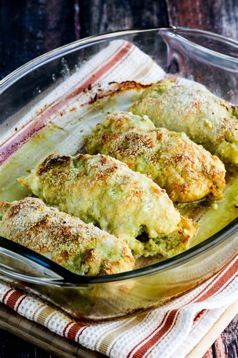 This link is to an external site that may or may not meet accessibility guidelines. Baked Chicken Stuffed with Pesto and Cheese (Video ...