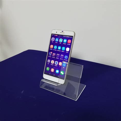 Clear Acrylic Mobile Phone Display Stand Cell Phone Display Holder With