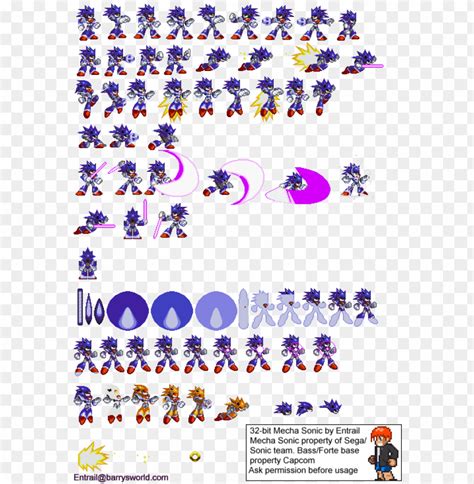 Mecha Sonic Sprites Png Image With Transparent Background Toppng