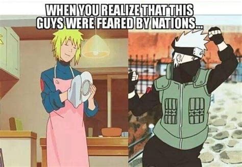 Haha Minato And Kakashi Are Real Badasses But They Have Some Comical