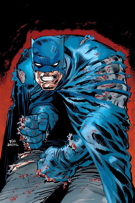 Batman The Dark Knight Returns 10th Anniversary Edition Cover By Frank