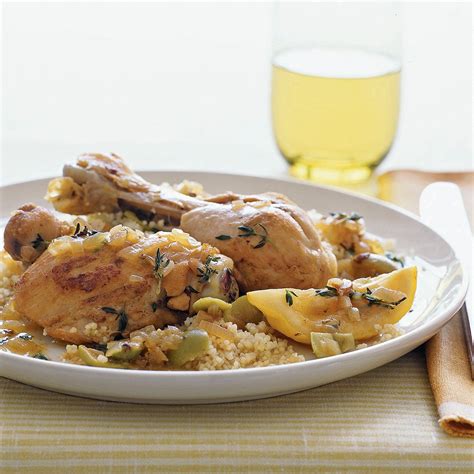 2kgs steggles family roast chicken 100g soft butter 1 clove garlic. Lemon Olive Chicken with Couscous | Recipe | Chicken ...