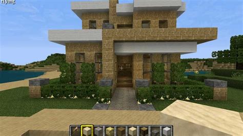 Modern House Minecraft (16x16 plot) 