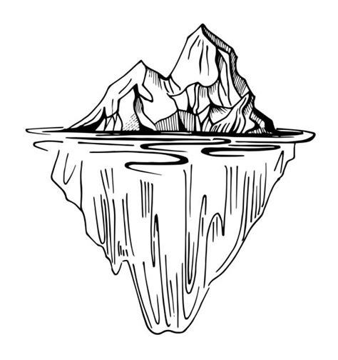 Drawing Of The Icebergs Illustrations Royalty Free Vector Graphics