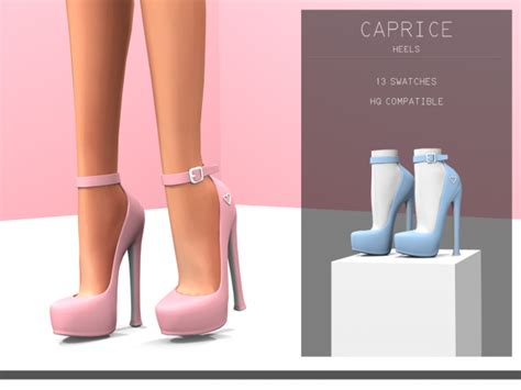 Caprice Heels The Sims 4 Download Simsdomination Sims 4 The Sims