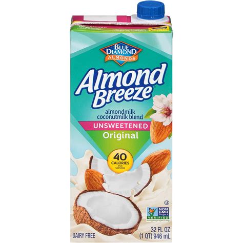 Almond Breeze Dairy Free Almondmilk Blend Unsweetened