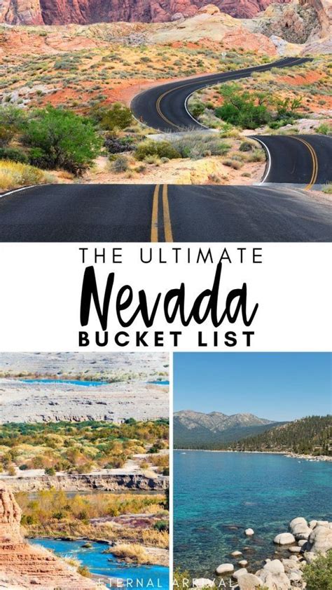 The Ultimate Nevada Bucket List With Pictures And Text Overlay