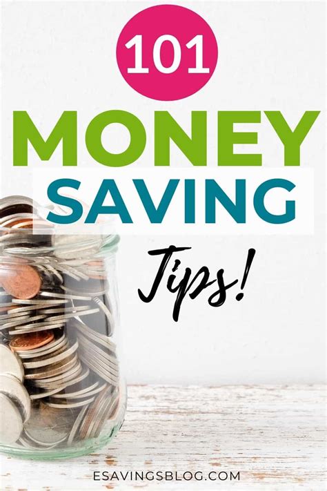 101 Ways To Save Money Esavingsblog
