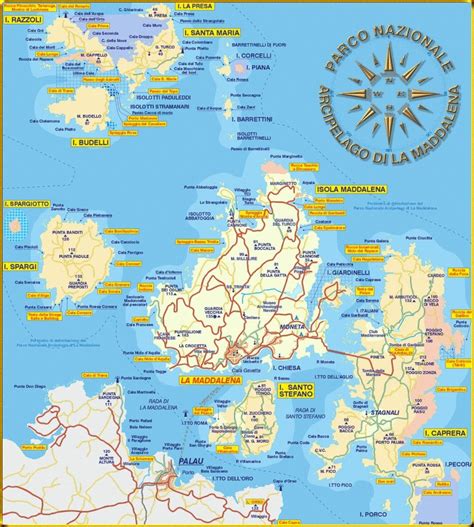 Budelli kft map & directions, budelli kft full address is ipartelepi u 1, siklos, baranya, hungary. La Maddalena Archipelago Mappa. | Maddalena archipelago ...