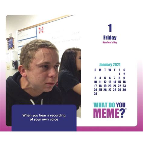 2021 Meme Calendar Here Are Some Of This Years Best New Years Memes