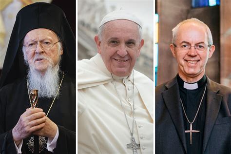 Ecumenical Patriarch Pope And Archbishop Of Canterbury Call For The Protection Of Creation