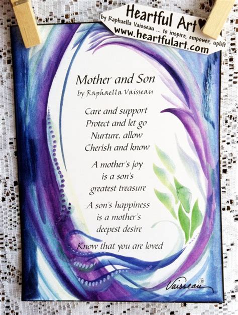 Birthday wishes for son from mom. Mother And Son Quotes And Poems. QuotesGram