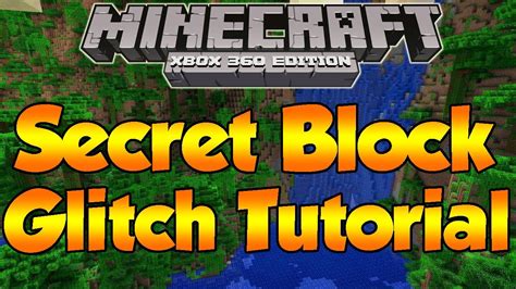 Minecraft Xbox360 Secret Block Sideways Logs Glitch How To Tu12