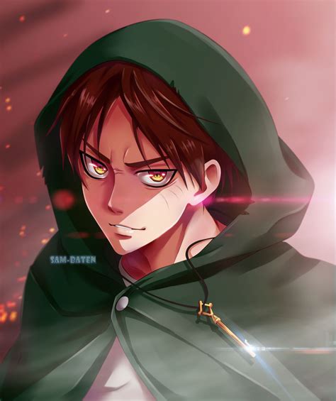 He only has one goal in life, and that's to kill all the titans. Eren Jaeger by Sam-Baten on DeviantArt