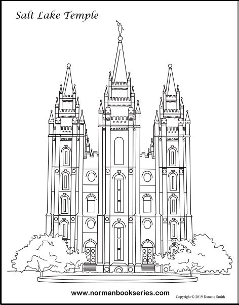 Temple Coloring Page Salt Lake Lds Coloring Pages Coloring Pages