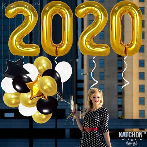 2020 Balloons Graduation New Year Gold Graduation Party | Etsy