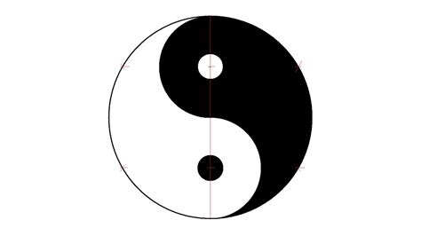 How To Draw A Yin Yang Symbol Youtube