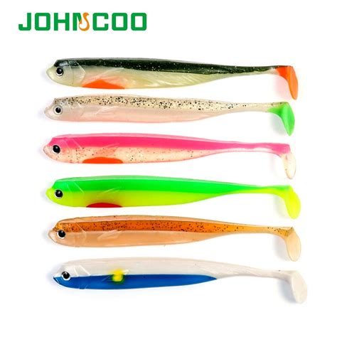 Johncoo 3pcs Saltwater Fishing Lure Shad Soft Bait 3d Eyes 145cm 15g