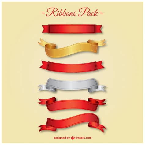 Elegant Ribbons Pack Free Vectors Ui Download