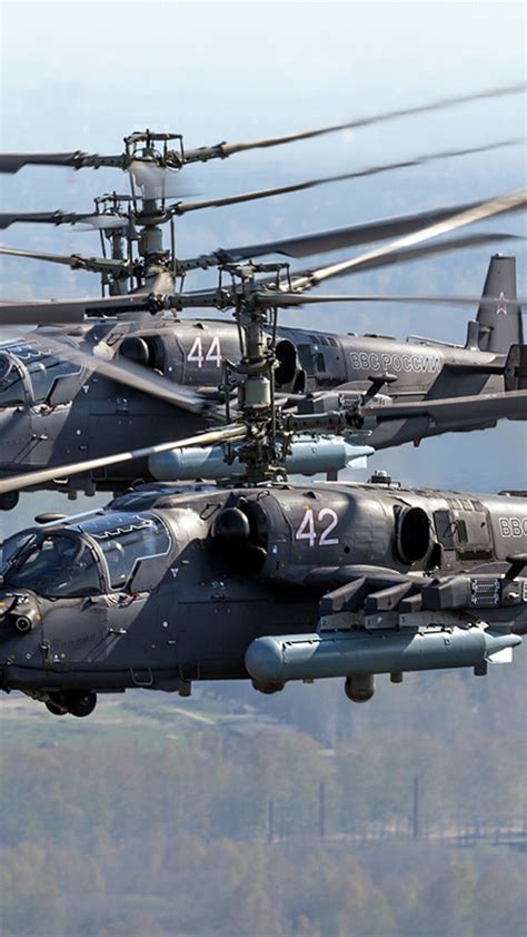 wallpaper kamov ka 52 alligator russian army fighter helicopter air force military 7878