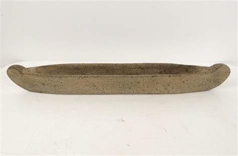 Sold Price A California Indian Steatite Canoe Invalid Date Pdt