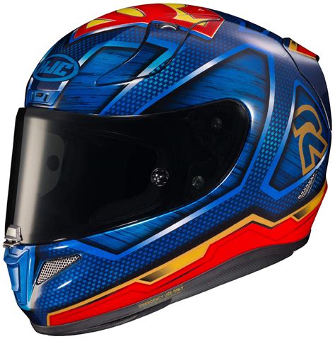 Hjc Rpha 11 Pro Superman Full Face Motorcycle Helmet Blueredyellow