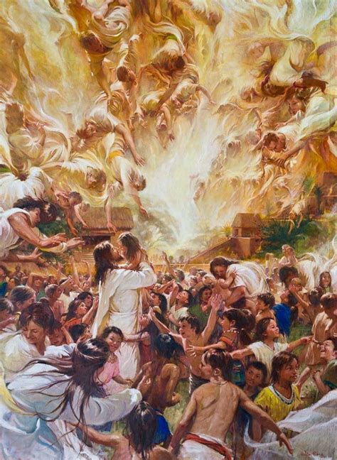 Angels Ministered Unto Them — Walter Rane Lds Artwork Mormon Art